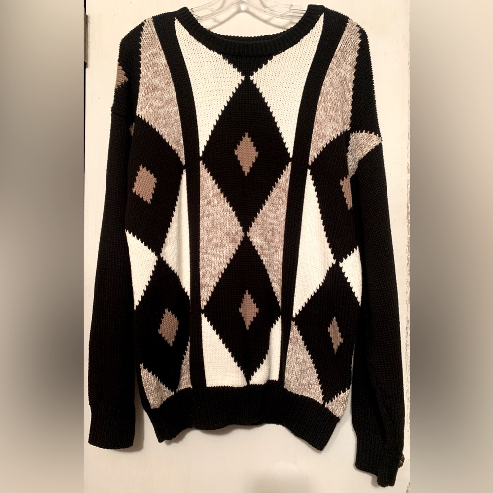 Vintage John Ashford Grandpa Sweater Size Large